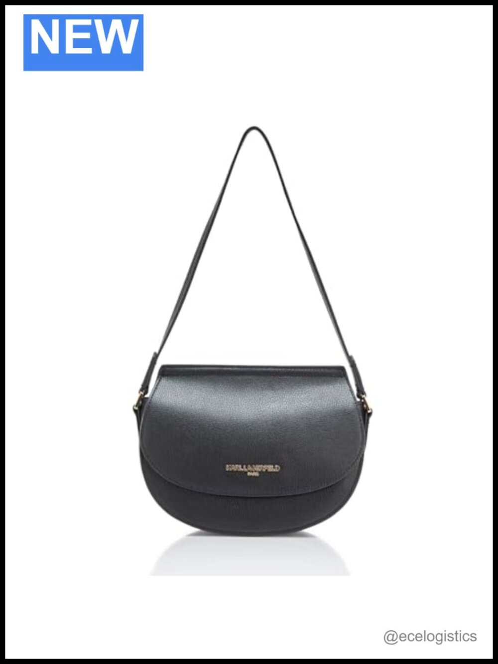 Karl Lagerfeld Coralie Leather Shoulder Bag Women's